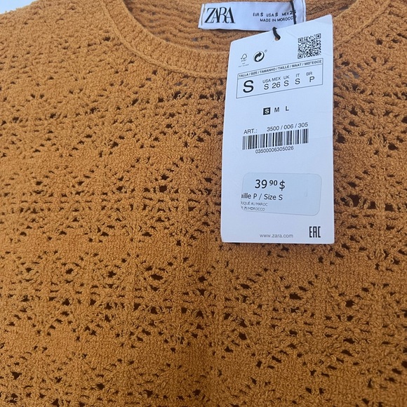 ZARA sweater set cropped top and pencil skirt - Picture 2 of 4